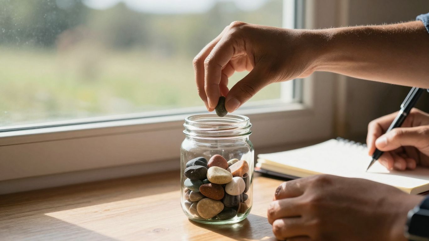 Hands building trust with small promises and proof logs.