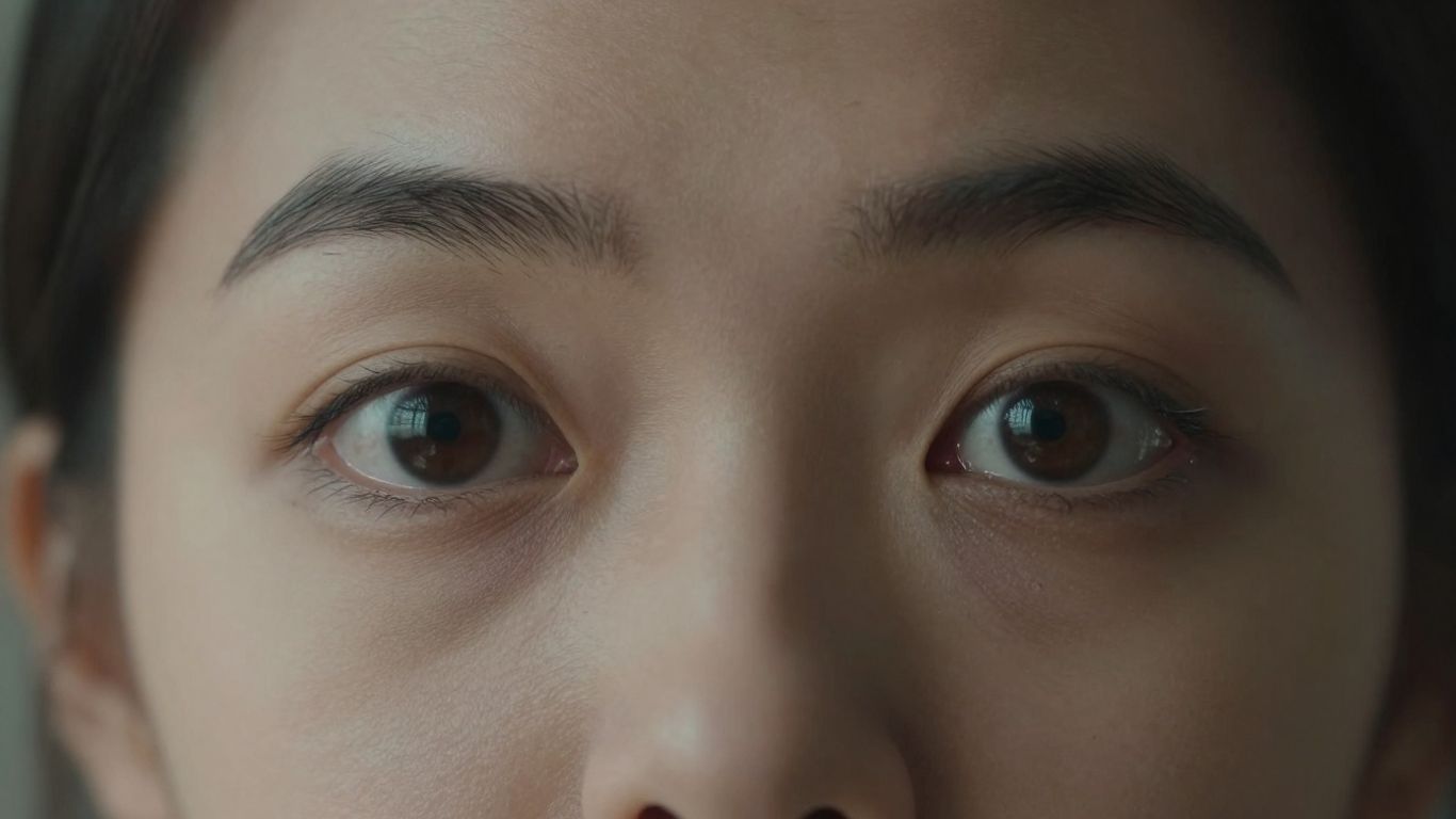 Eyes widening with a spark of realization and engagement.