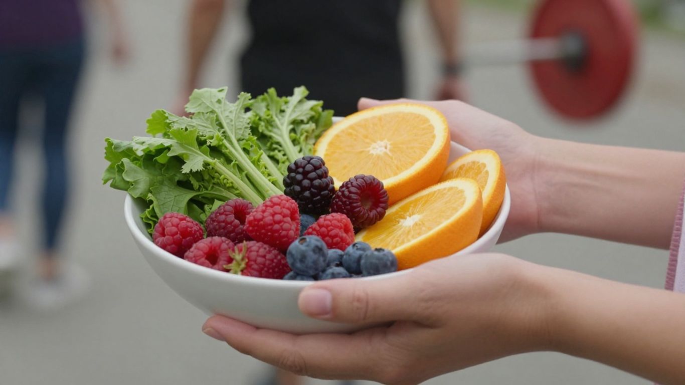 Bowl of fruits and vegetables for training and comfort.