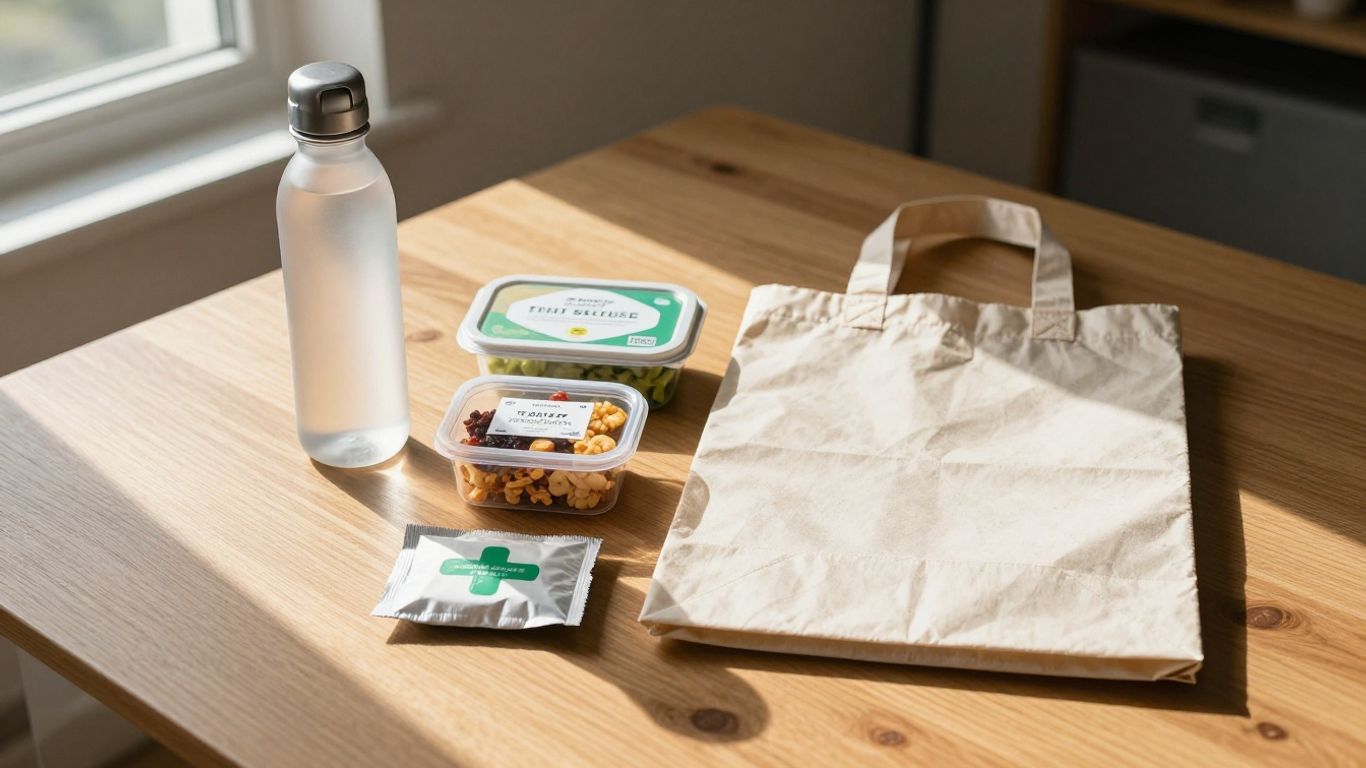 Travel grocery kit with essentials for any city.