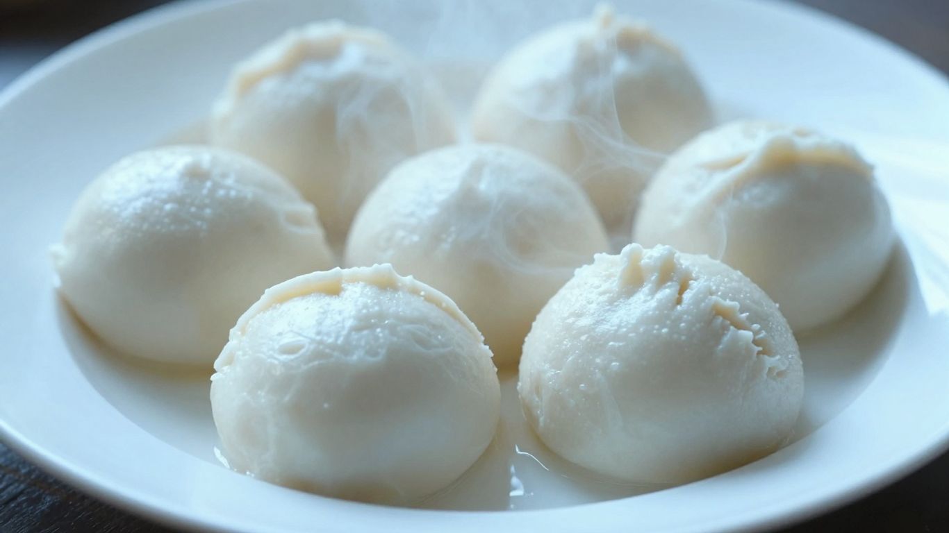 Plate with bland, soft food at a moderate temperature.