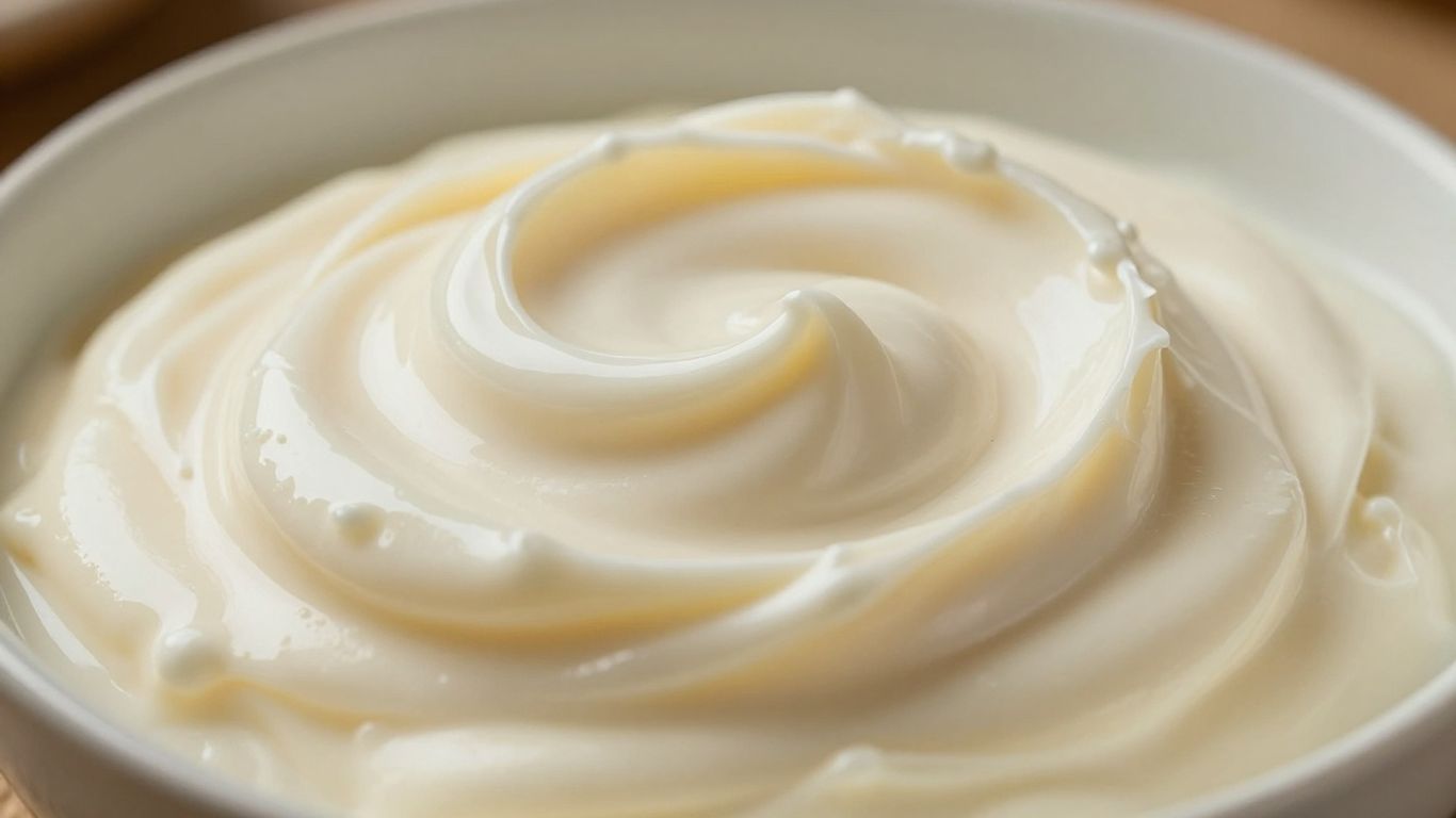 Creamy plant-based dairy alternative texture