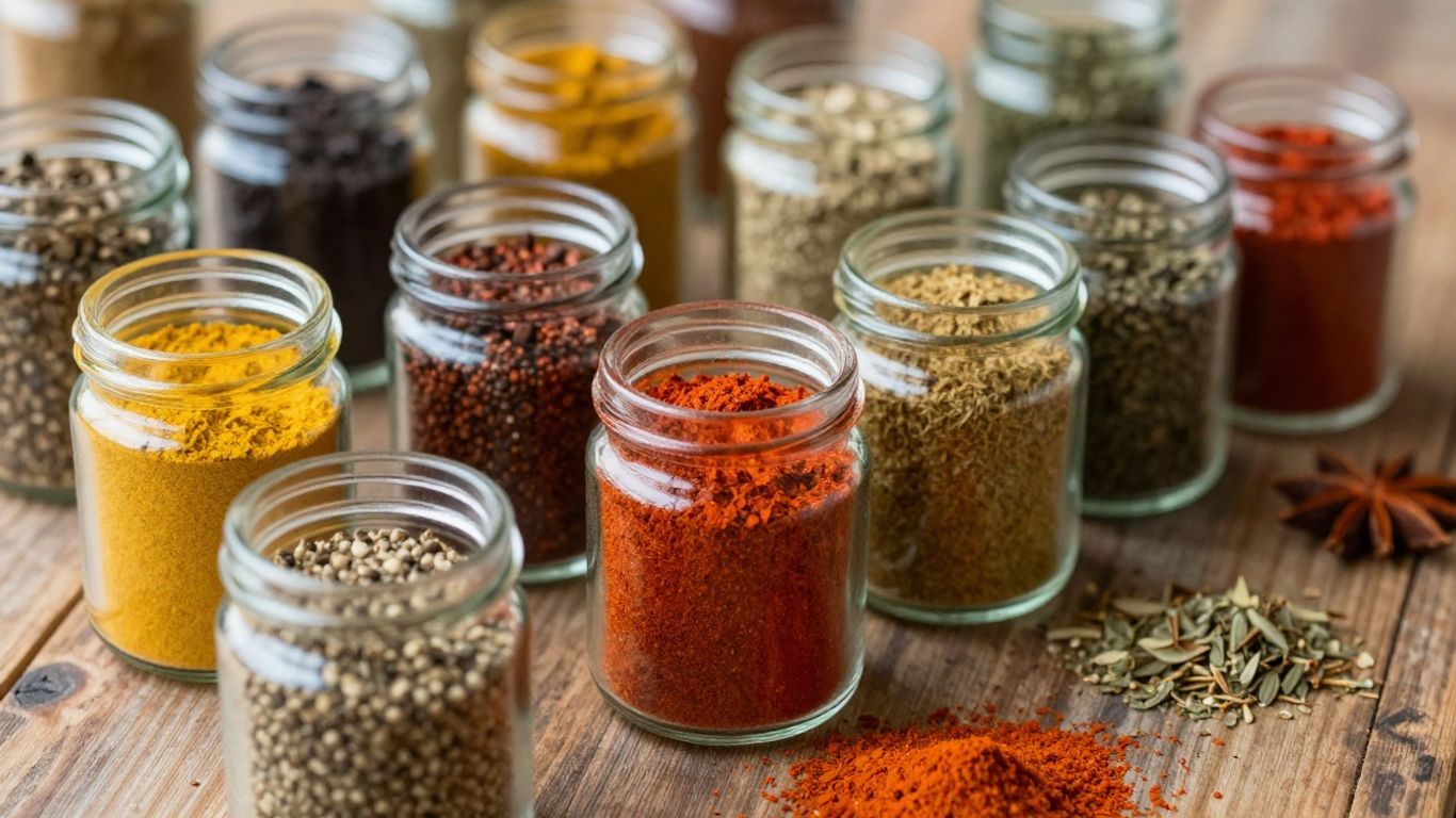 DIY umami spice kits with various colorful blends.
